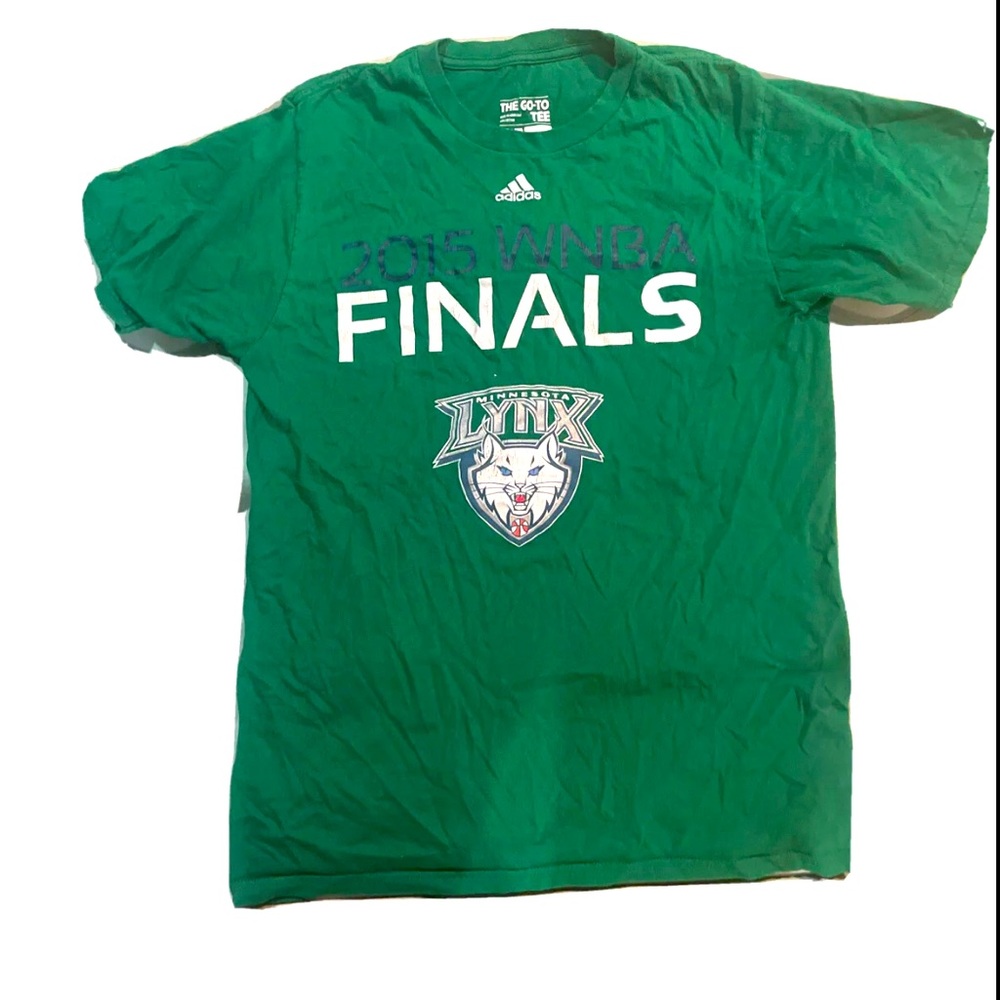 Green adidas short sleeve sport t shirt